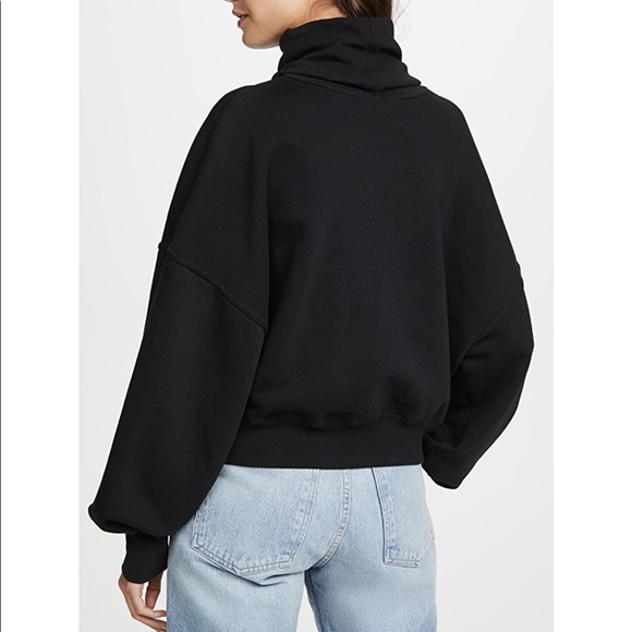 AGOLDE x Anthro Balloon Sleeve Turtleneck Pullover - Picture 3 of 16